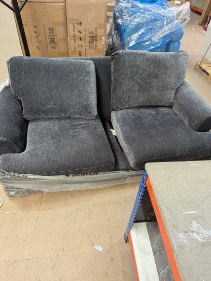 DFS-HO2-02804 Grade-BER-DOA DFS Sydney 3 Seater Sofa High Back Sofa Charcoal Combination RRP £1019