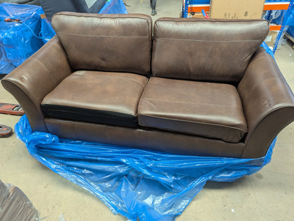 Lot of 2 x M&S Items 3-Seat Sofa and Oak Bed Spares or Repair (ref MAS-APM-A-10411) Total RRP £1948