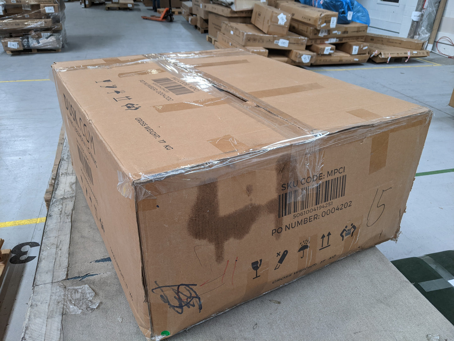 DUS-APM-35029 Grade-BER Dusk Brooklyn Pouffe - Ivory RRP £259