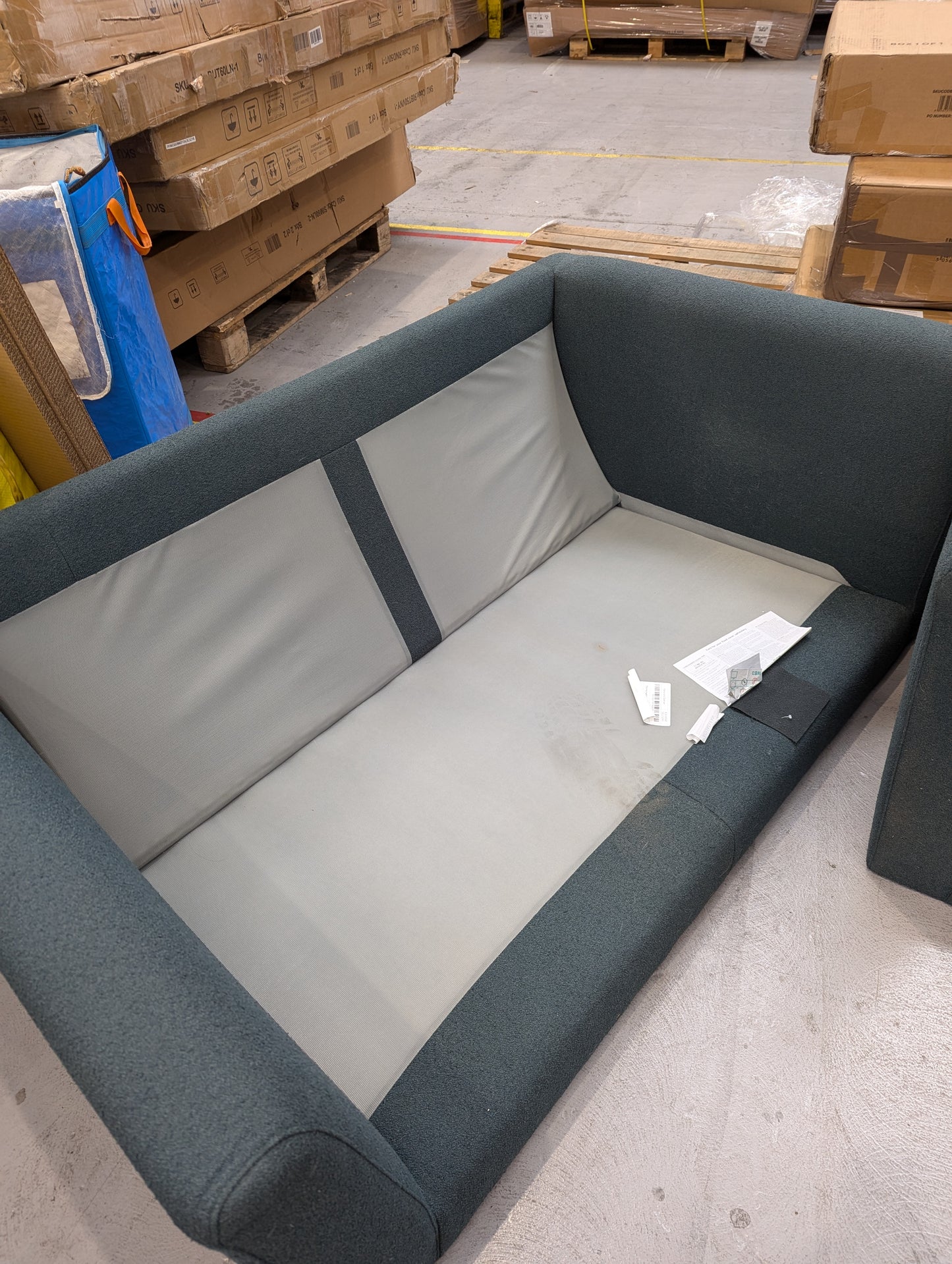 Lot of 3 x M&S Upholstered Items Conway Range for Spares or Repair (ref MAS-APM-A-11865) Total RRP £2777