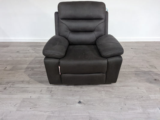 DFS-UPH-03580 Grade-C1 DFS Callahan Power Plus Recliner Chair Arklow Charcoal RRP £829