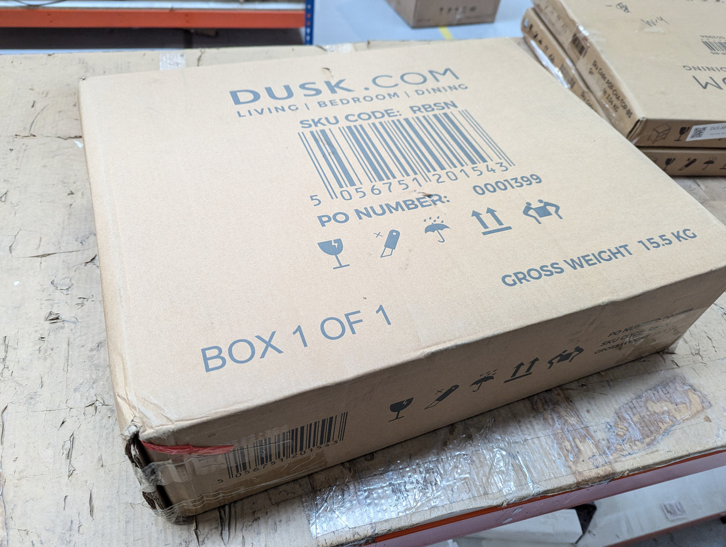 Lot of 15 x Dusk Furniture Items and Parts for Spares or Repair (ref DUS-APM-A-12856) Total RRP £1899