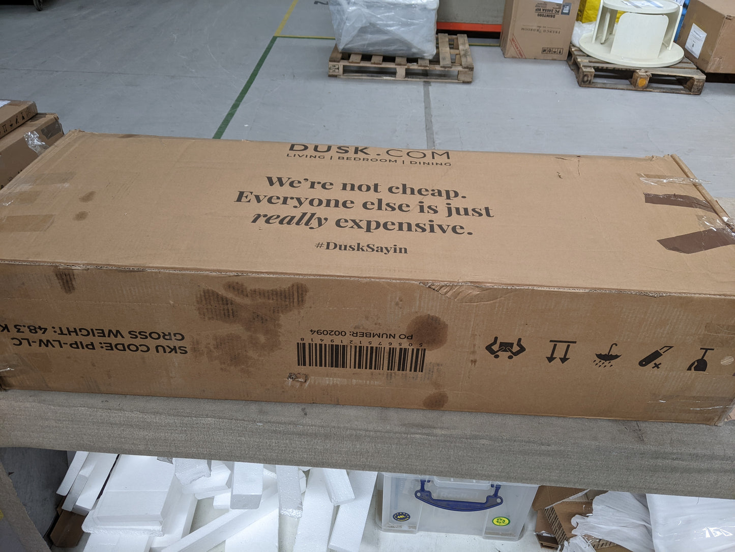 Lot of 18 x Dusk Furniture Items and Parts for Spares or Repair (ref DUS-APM-A-12863) Total RRP £2568