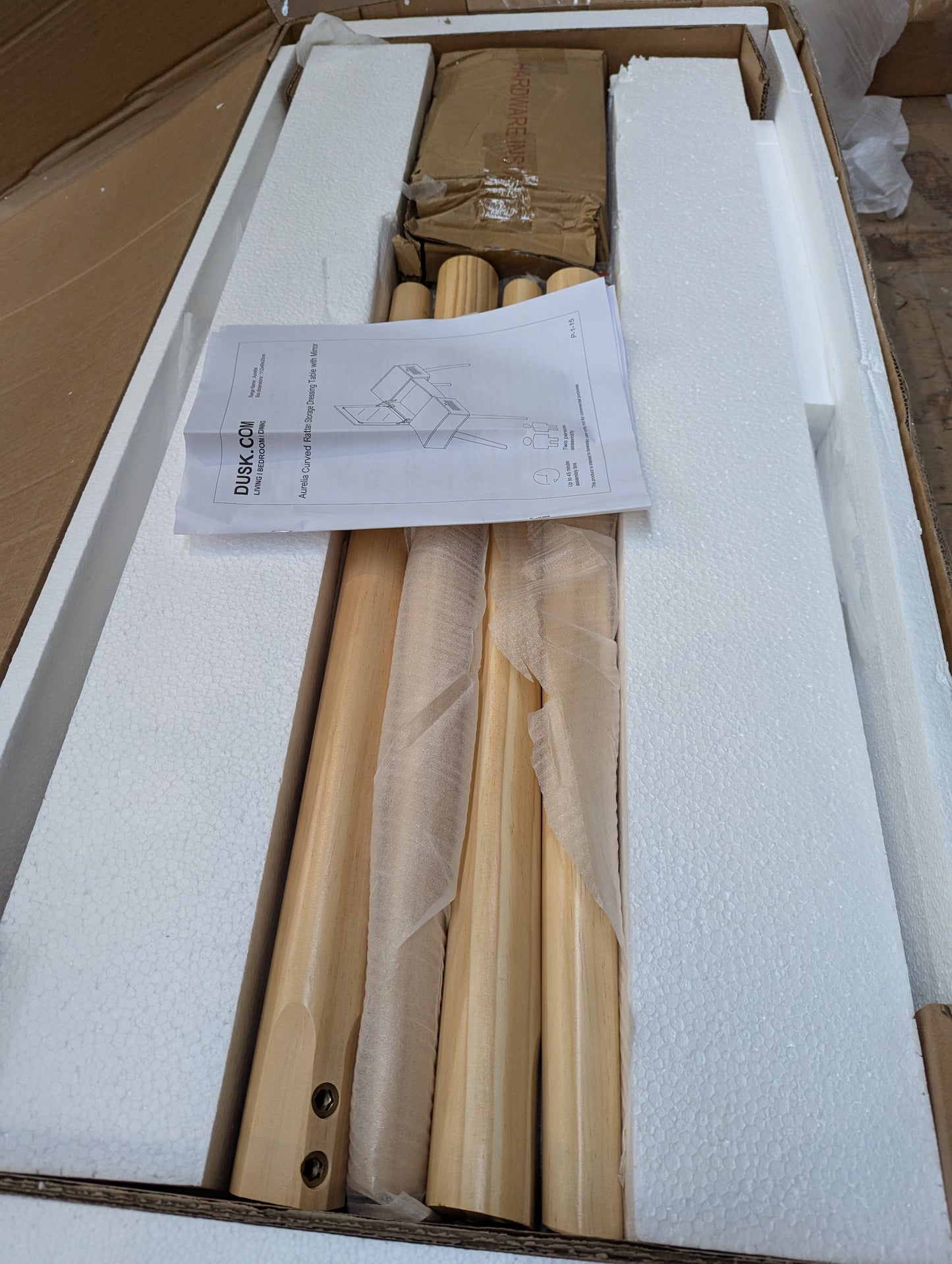 Lot of 15 x Dusk Furniture Items and Parts for Spares or Repair (ref DUS-APM-A-12856) Total RRP £1899