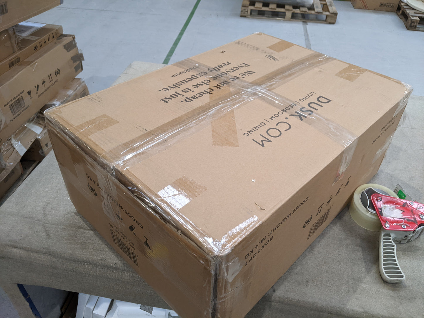 Lot of 18 x Dusk Furniture Items and Parts for Spares or Repair (ref DUS-APM-A-12863) Total RRP £2568