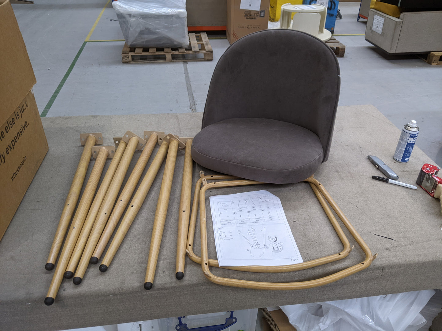 Lot of 15 x Dusk Furniture Items for Spares or Repair (ref DUS-APM-A-12938) Total RRP £2257.99