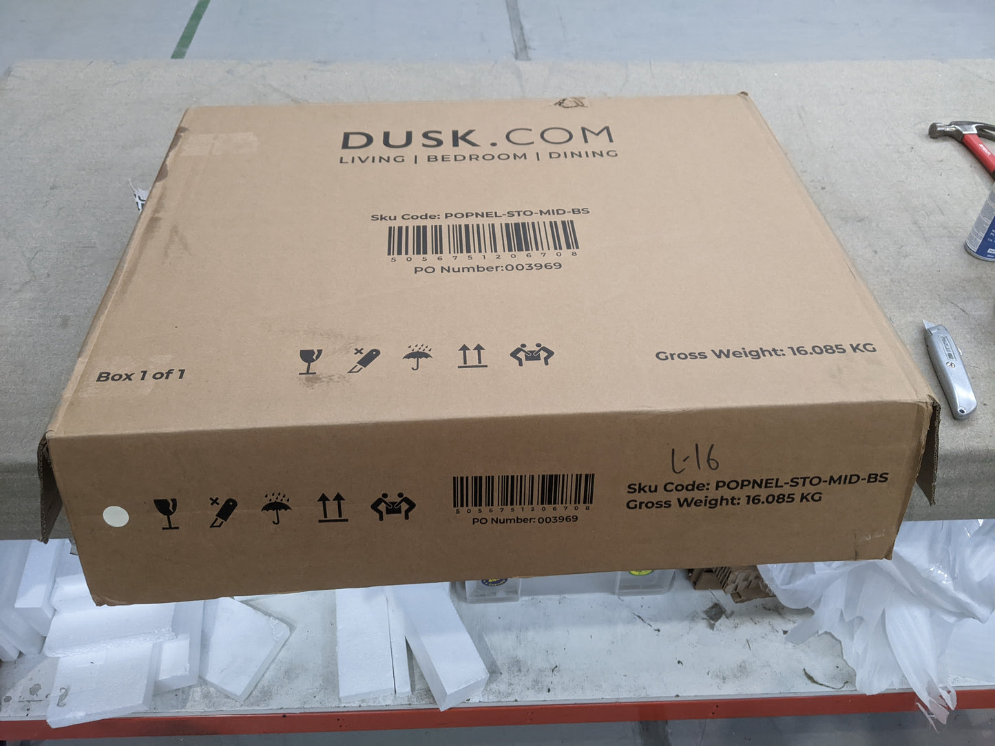 Lot of 15 x Dusk Furniture Items for Spares or Repair (ref DUS-APM-A-12938) Total RRP £2257.99