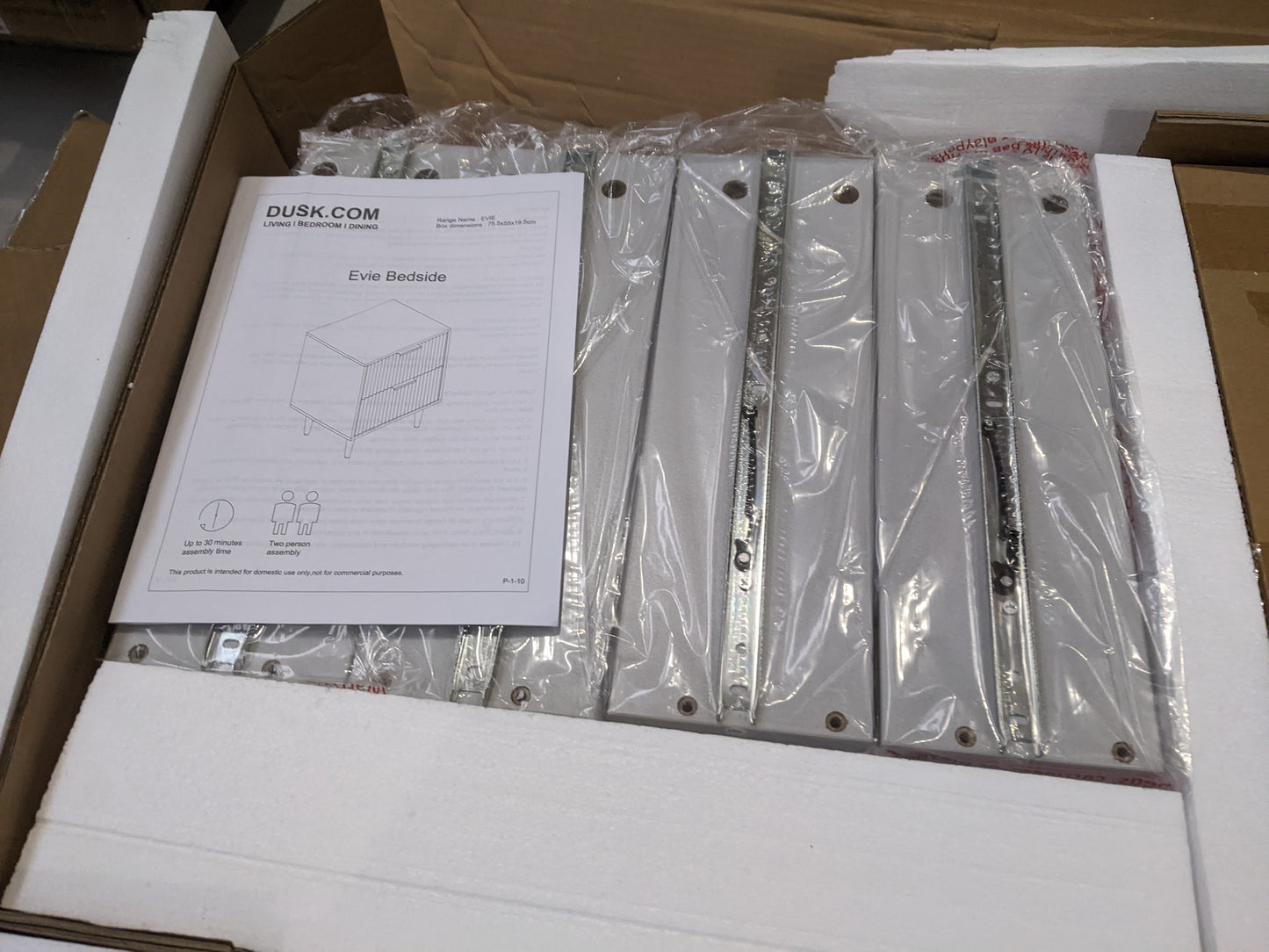 Lot of 10 x Dusk Mixed Furniture Items for Spares or Repair (ref DUS-APM-A-13222) Total RRP £1878.99