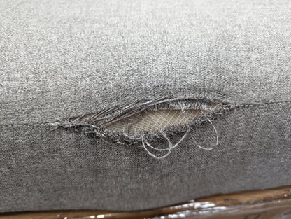 MAS-APM-06958 Grade-BER-DOA Marks & Spencer Conway Right Hand 3 Seater Storage Chaise Sofa Bed in Steel Soft Herringbone RRP £2199