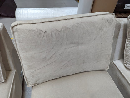 DUS-APM-62109 Grade-C2 Dusk Brooklyn 3 Seater Sofa - Ivory RRP £849