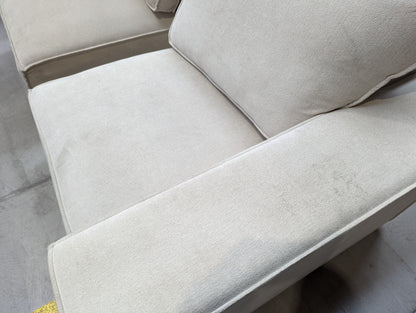 DUS-APM-62109 Grade-C2 Dusk Brooklyn 3 Seater Sofa - Ivory RRP £849