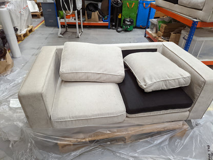 Lot of 2 x Dusk Upholstery Sofa for Spares or Repair (ref DUS-APM-A-13600) Total RRP £1398
