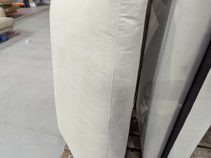 SWO-AP-35507 Grade-BER-DOA Willows Four-seater Sofa in Bone Easy Velvet with Dark Feet RRP £2499