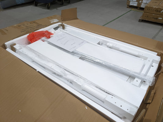 DUS-GOL-01413 Grade-B Dusk Ruby Coffee Table - Warm White RRP £152