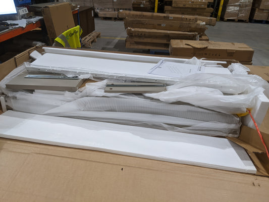 DUS-GOL-01410 Grade-B Dusk Poppy 4 Drawer Chest - Taupe RRP £209