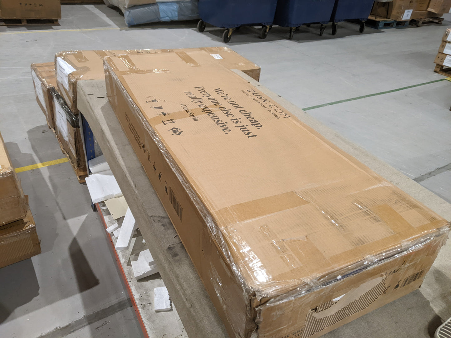 DUS-GOL-01390 Grade-B Dusk Evie Large Sideboard - Wood Effect RRP £194