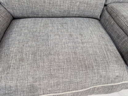 DFS-HO2-05431 Grade-C2 DFS Trek 2-Corner-2 Power Recliner And Console Rosen Charcoal With Footstool RRP £1799