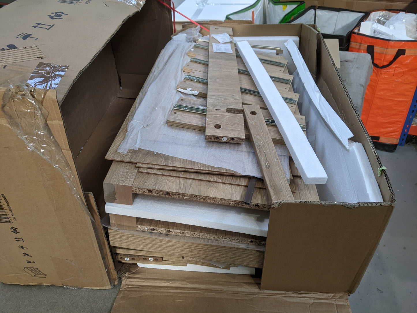 Lot of 10 x Dusk furniture items grade-BER Spares or repair RRP £1553.00