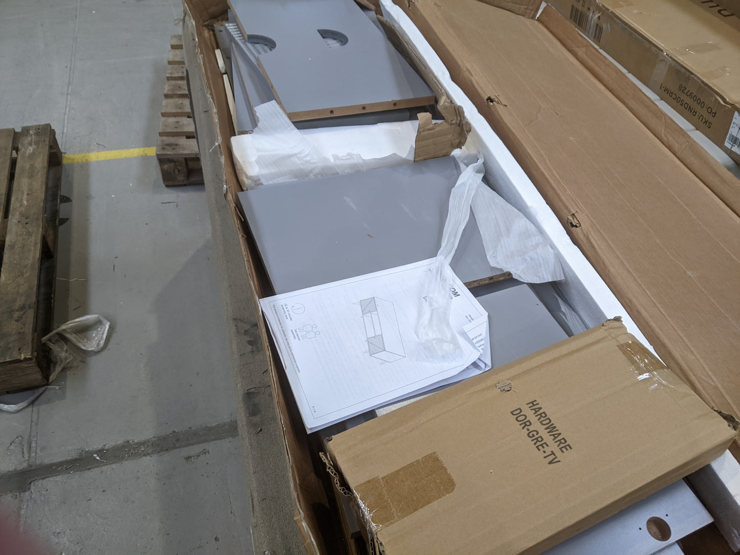 Lot of 9 x Dusk Furniture items grade-BER Spares or repair RRP £1311.00