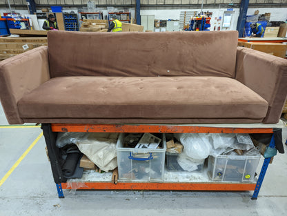 DUS-GOL-04765 Grade-BER Dusk Hudson Click Clack Sofa Bed - Mauve RRP £339