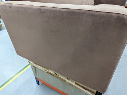 DUS-GOL-04765 Grade-BER Dusk Hudson Click Clack Sofa Bed - Mauve RRP £339