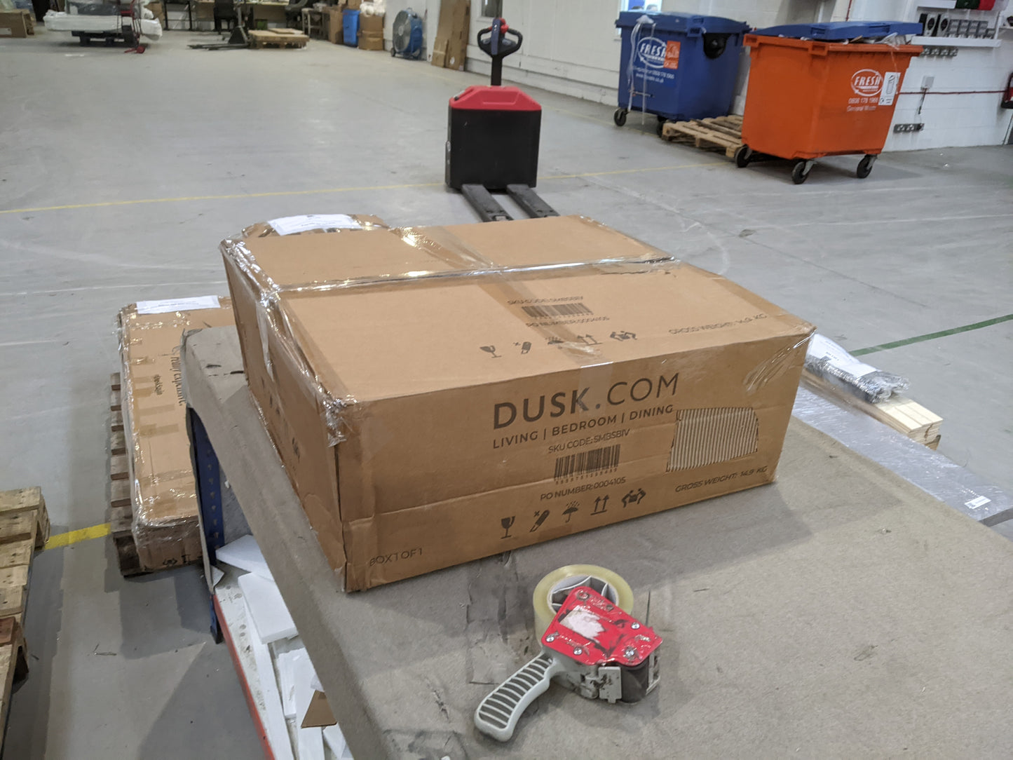 Lot of 9 x Dusk Furniture items grade-BER Spares or repair RRP £1311.00