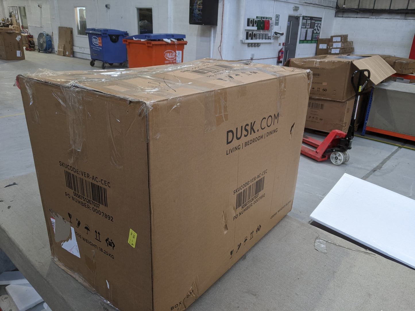 Lot of 7 x Dusk Furniture items grade-BER Spares or repair Returns pallet RRP £1134.00