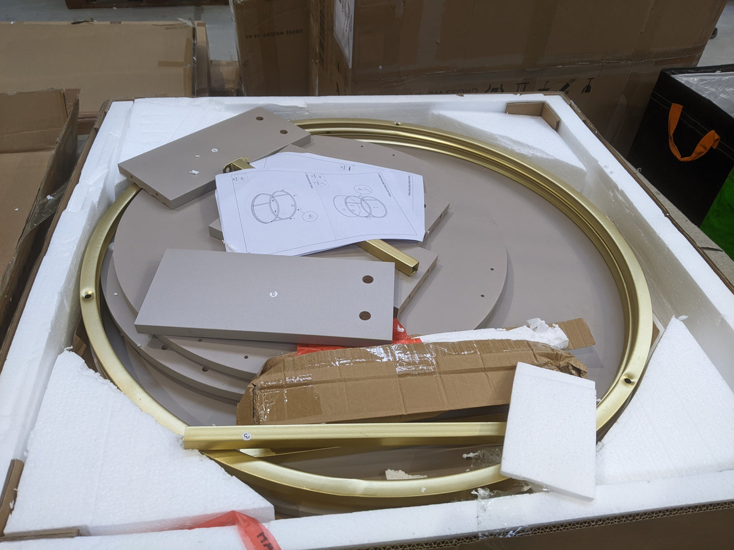 Lot of 3 x Dusk Mixed Furniture items grade-BER Spares or repair RRP £552.00