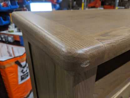 BFW-GOL-00934 Grade-BER Big Furniture Warehouse Holcombe Small TV Unit Dark Brown RRP £199