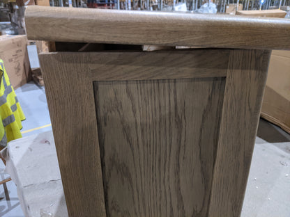 BFW-GOL-00934 Grade-BER Big Furniture Warehouse Holcombe Small TV Unit Dark Brown RRP £199