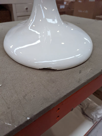 Lot of 2 x DFS Lille Extending 4 6 Seater Dining Table In White grade-BER Spares or repair RRP £1998.00