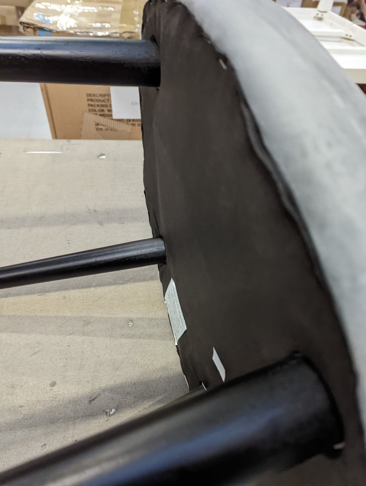 Lot of 4 x M&S Marks & Spencer Curved Back Velvet Barstool grade-C3 Damaged repairable RRP £516.00