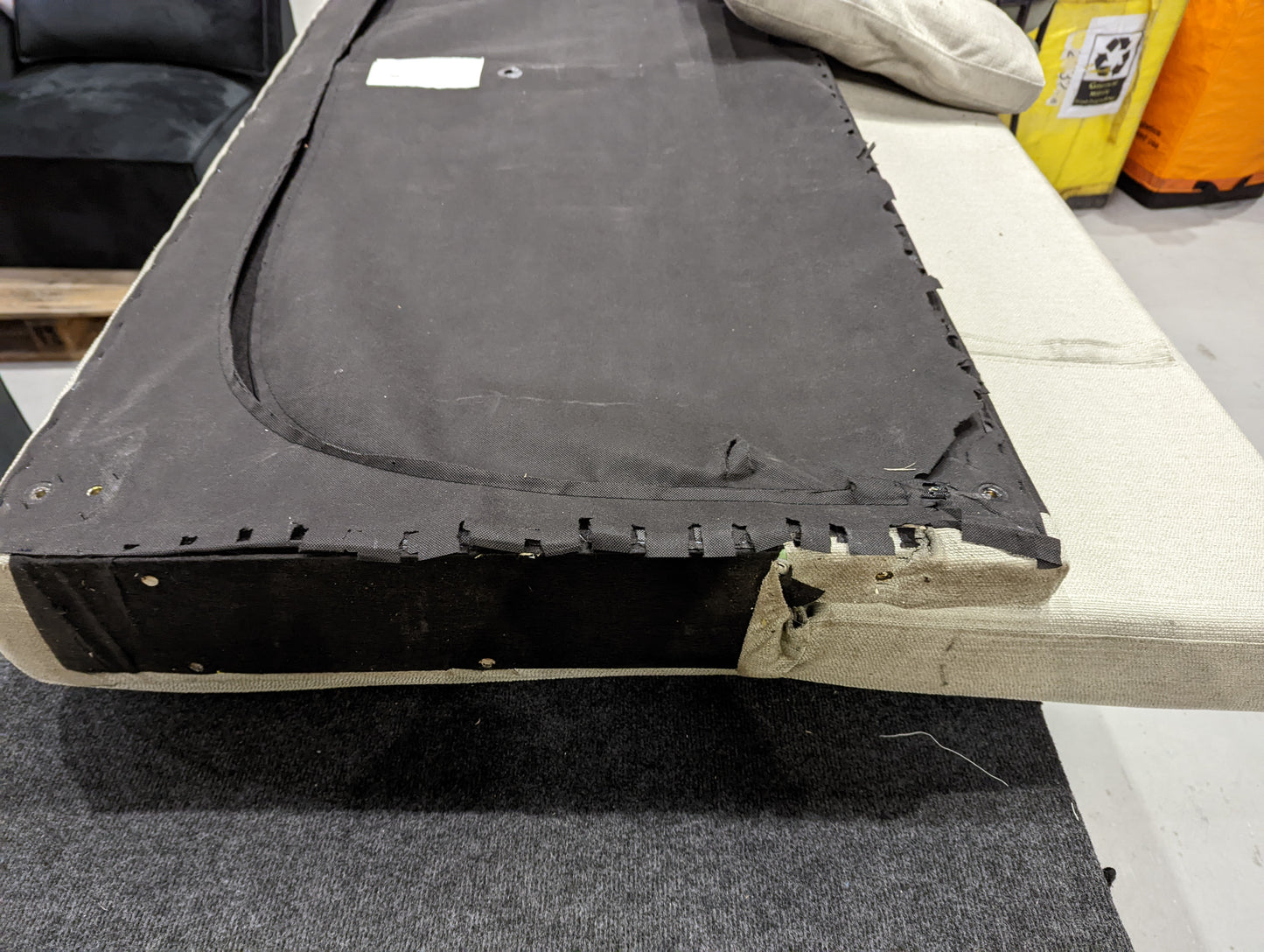 DUS-GOL-07245 Grade-BER Dusk Hudson Click Clack Sofa Bed - Stone Grey RRP £339