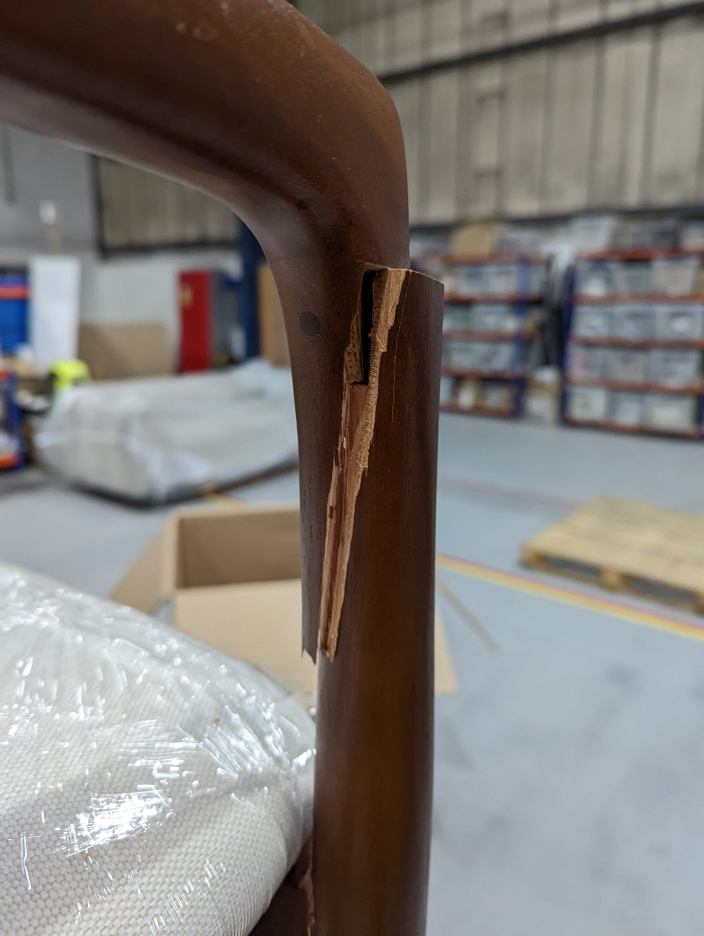 FIS-APM-00460 Grade-BER Fishe & Lilly Mid Century Modern Parquet Dining Chair RRP £230