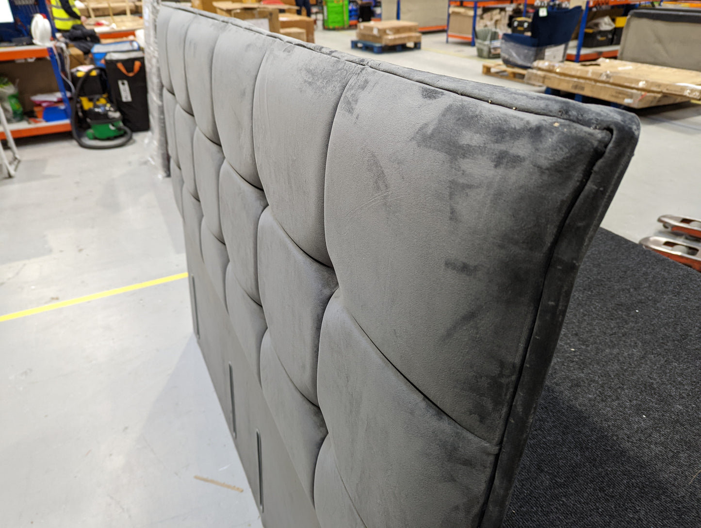 DFS-HO2-06133 Grade-BER DFS Cecilia Super King No Drawer Bedframe Nyla Steel RRP £1349