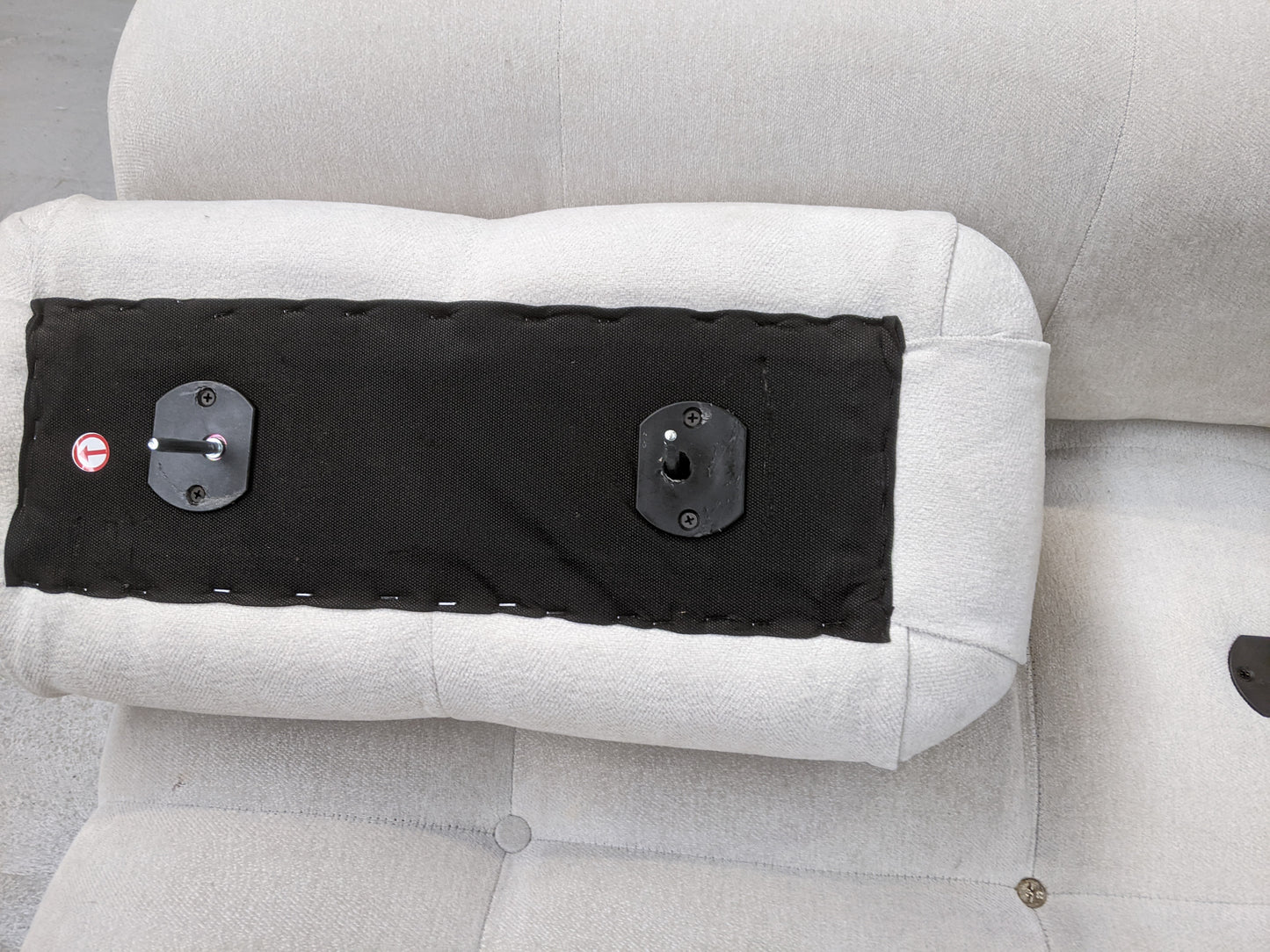 DUS-GOL-08952 Grade-C3 Dusk Bondi 2 Seater Sofa - Ivory RRP £645