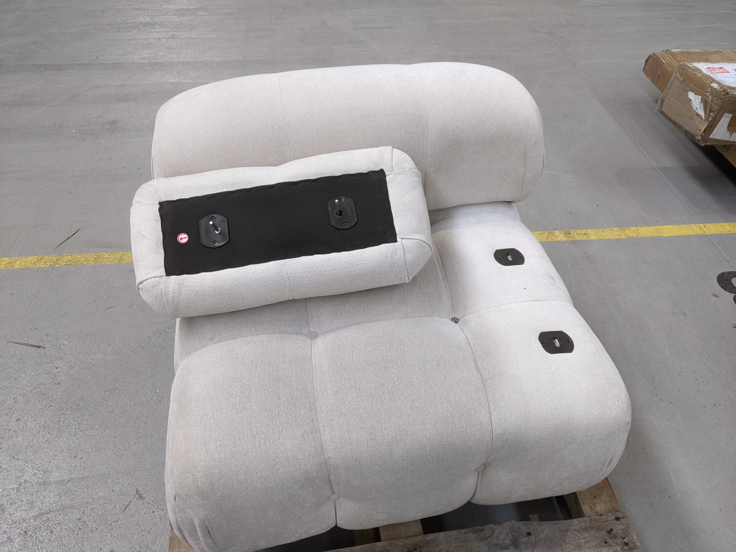 DUS-GOL-08952 Grade-C3 Dusk Bondi 2 Seater Sofa - Ivory RRP £645