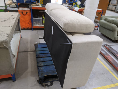 DUS-GOL-09061 Grade-BER Dusk Malibu 2 Seater Sofa - Beige RRP £349