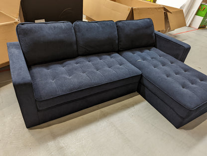 DUS-GOL-09405 Grade-BER Dusk Sloane Right Hand Chaise - Midnight RRP £674