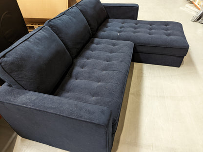 DUS-GOL-09405 Grade-BER Dusk Sloane Right Hand Chaise - Midnight RRP £674