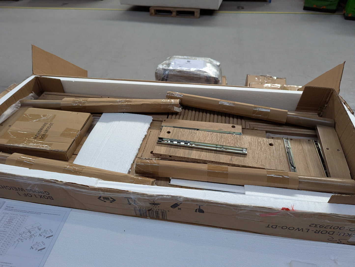 Lot of 8 x Dusk furniture items grade-BER Spares or repair RRP £1437.00