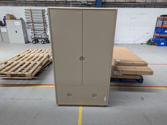 HEA-CC2-00095 Grade-BER Heals Amira 2 Door Wardrobe Painted Oatmeal RRP £899.00