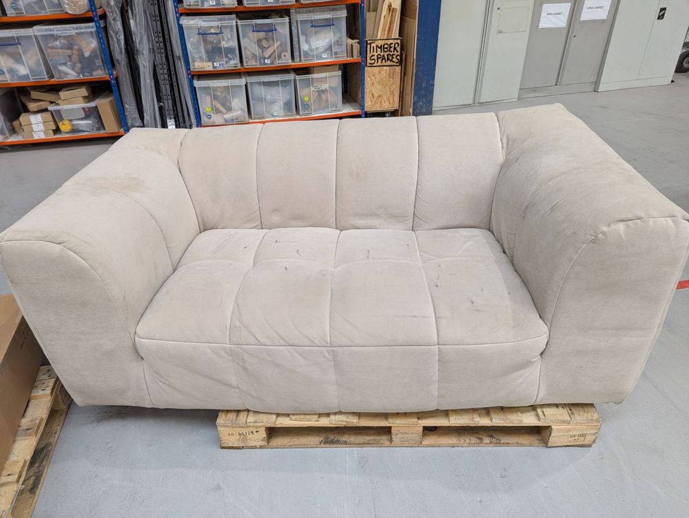 DUS-CC2-03257 Grade-C2 Dusk Manhattan 2 Seater Sofa - Stone RRP £759.00