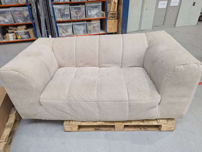DUS-CC2-03257 Grade-C2 Dusk Manhattan 2 Seater Sofa - Stone RRP £759.00