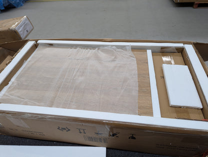 DUS-CC2-03957 Grade-B Dusk Dora 3 Drawer Chest - Light Wood RRP £189.00