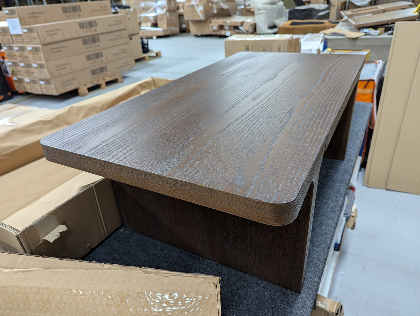 ROS-OUT-00291 Grade-B Roseland Furniture Mylor Oak Rectangular Coffee Table RRP £229.95