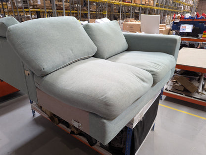 SWO-CC2-01388 Grade-BER Swoon Althaea Corner Sofa Left-Hand Aqua House Weave RRP £2159.00