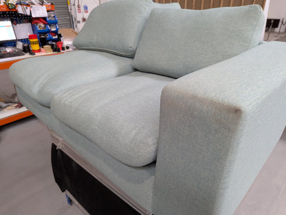 SWO-CC2-01388 Grade-BER Swoon Althaea Corner Sofa Left-Hand Aqua House Weave RRP £2159.00