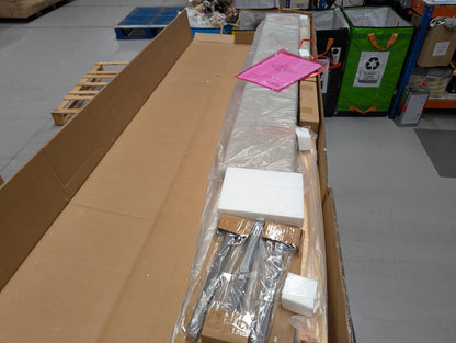 DUS-CC2-04738 Grade-B Dusk Ascot Bed Frame - Stone Grey - Double RRP £259.00