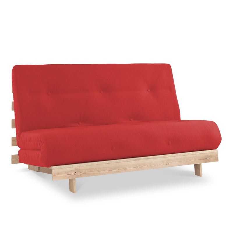 BFW-NEW-00716 Grade-B Big Furniture Warehouse Mito Double Bed in Red RRP £229